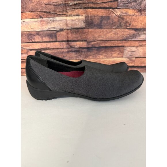 MUNRO Womens Size 7 SS American TRAVELER Loafers Shock Absorbing Heel Gray/Black - Picture 3 of 9